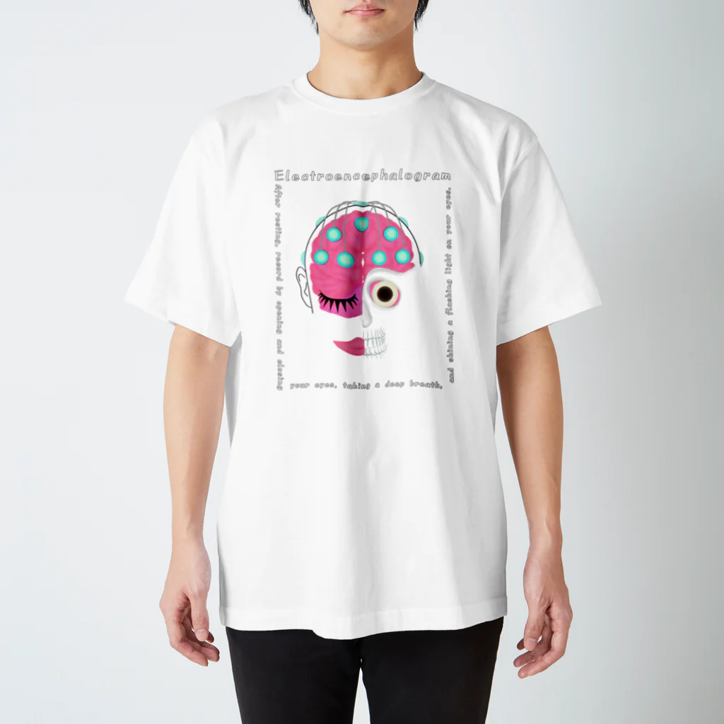 momolove の脳波検査 Regular Fit T-Shirt