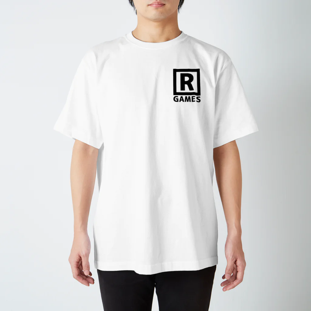 R-GAMES2.0のR-GAMESの初代ロゴ スタンダードTシャツ