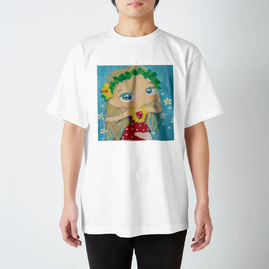 アートの綿毛のhula（でげす） スタンダードTシャツ