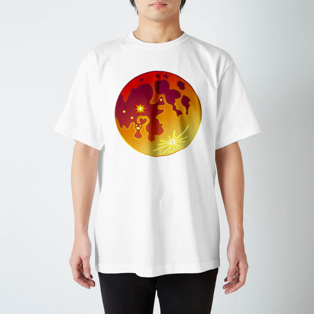 KANAT  LAMHITAの満月 スタンダードTシャツ