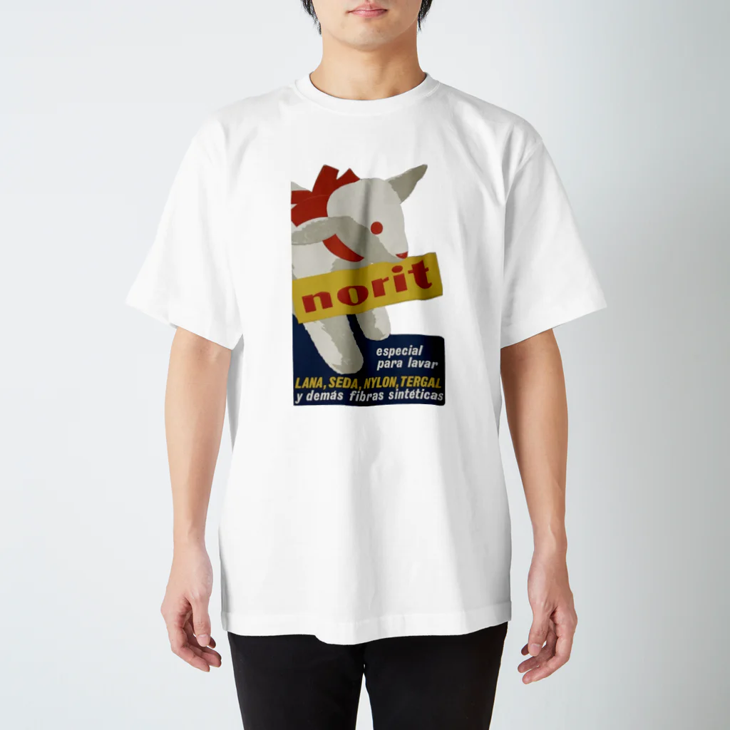 YS VINTAGE WORKSのスペイン　柔軟剤羊 スタンダードTシャツ