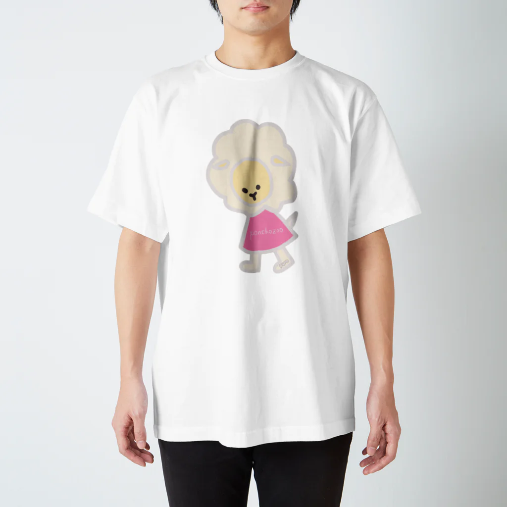 pipro(ぴぷろ)のヒツジサン(ponchozoo) Regular Fit T-Shirt