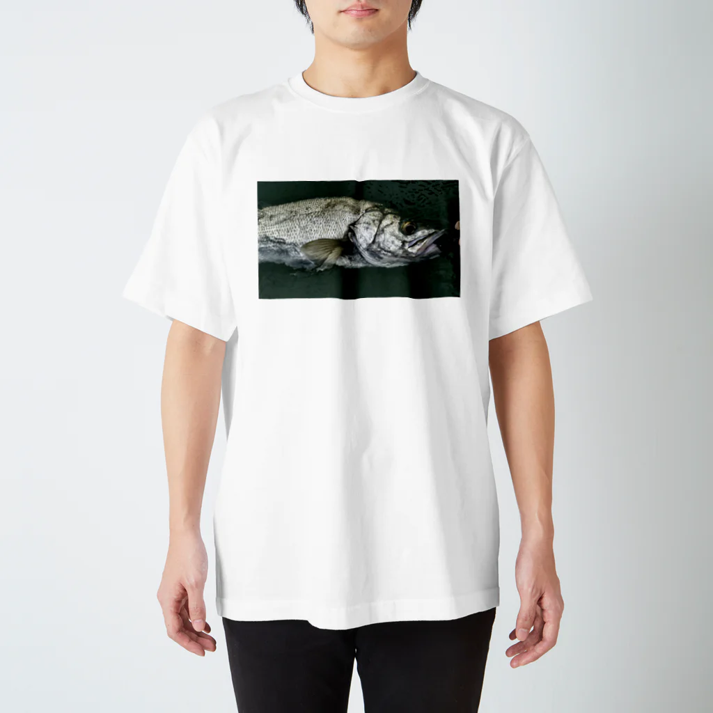 カクガリさん　JUNK Lure Worksのヒラスズキ スタンダードTシャツ