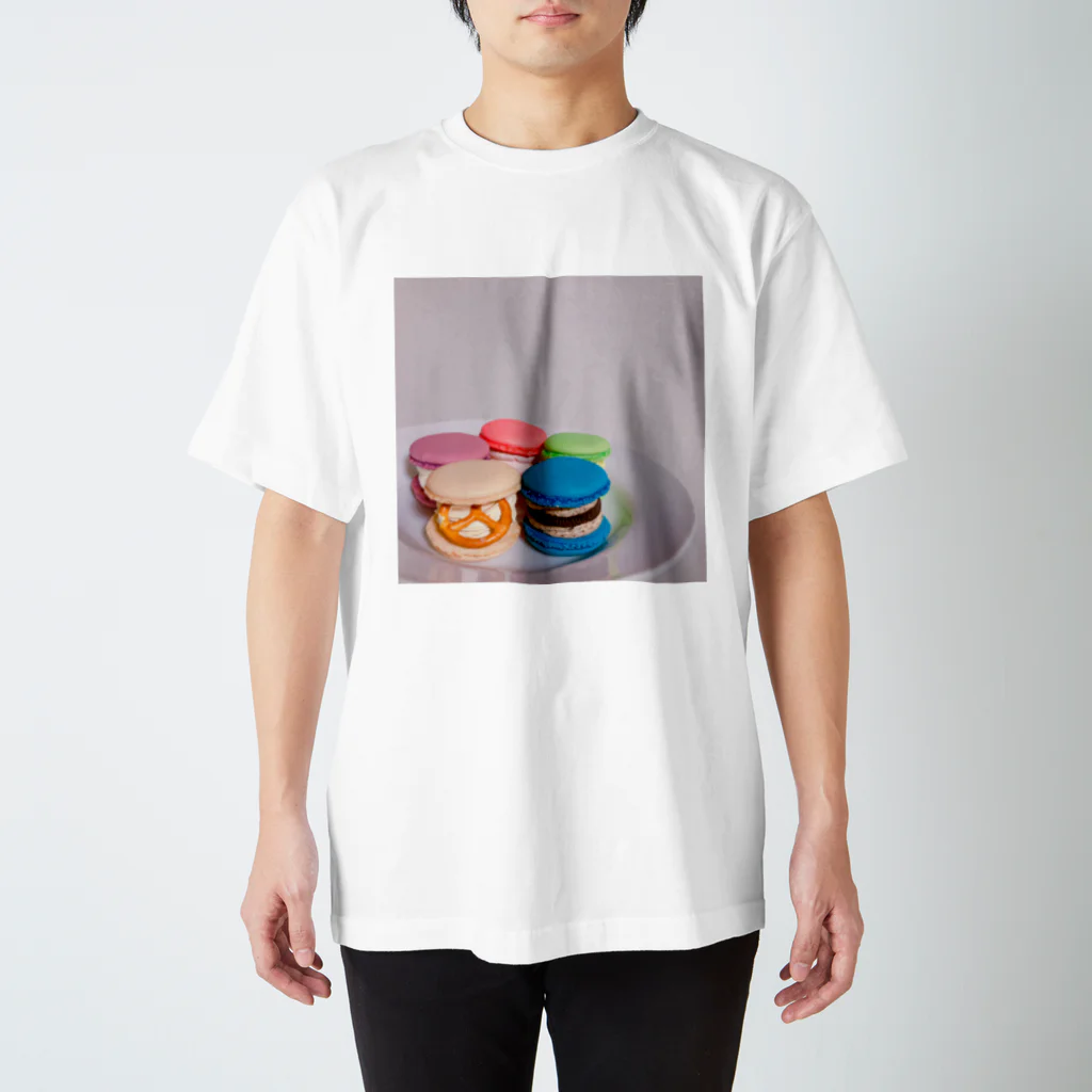 ゆるりまる。のsweets time(マカロン) スタンダードTシャツ