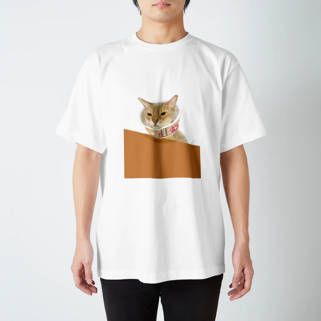 ねこおじさんのなんりんのとん兵衛　 Regular Fit T-Shirt