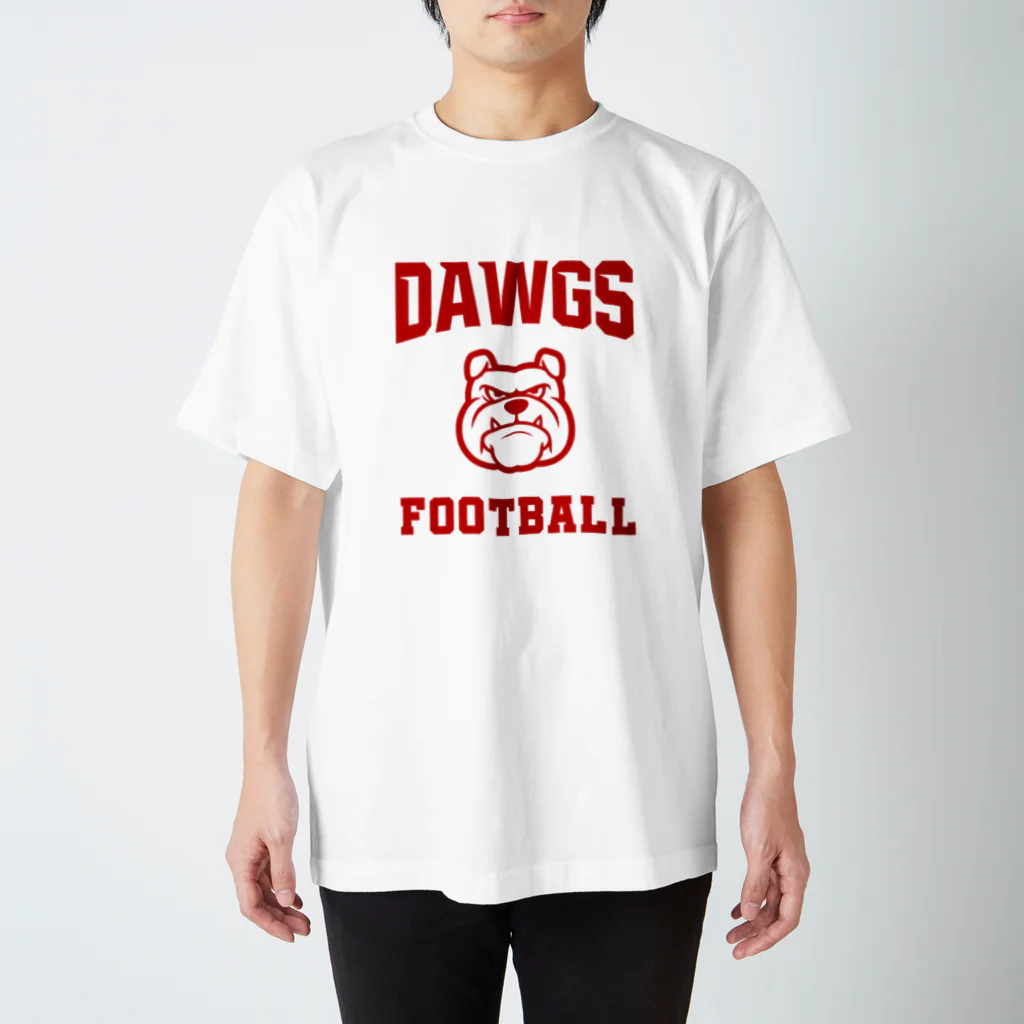 TEAM DAWGS STOREのDAWGS_RED スタンダードTシャツ