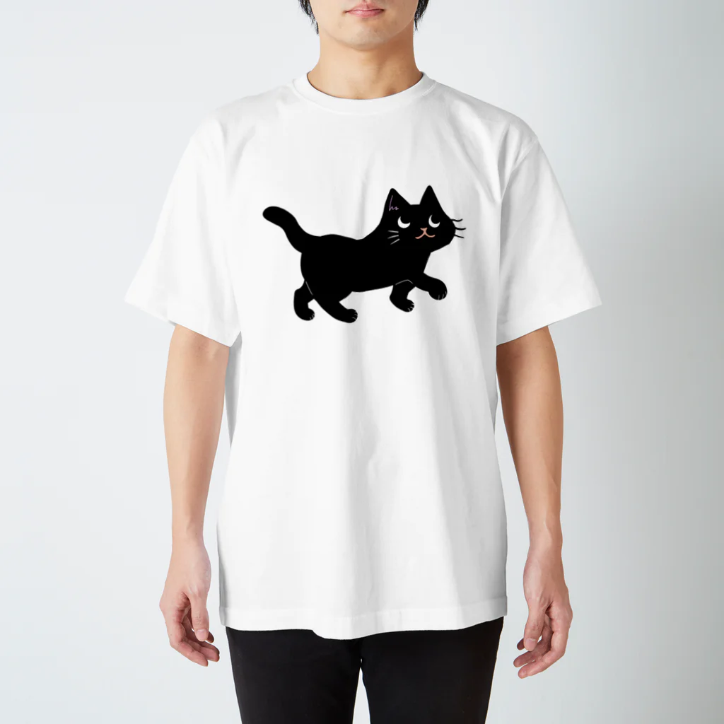 kiriedouのクロネコちゃん スタンダードTシャツ