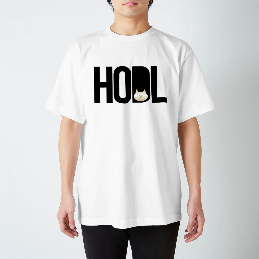 TROPiCALViBESのHODL MONA Blackfont Regular Fit T-Shirt