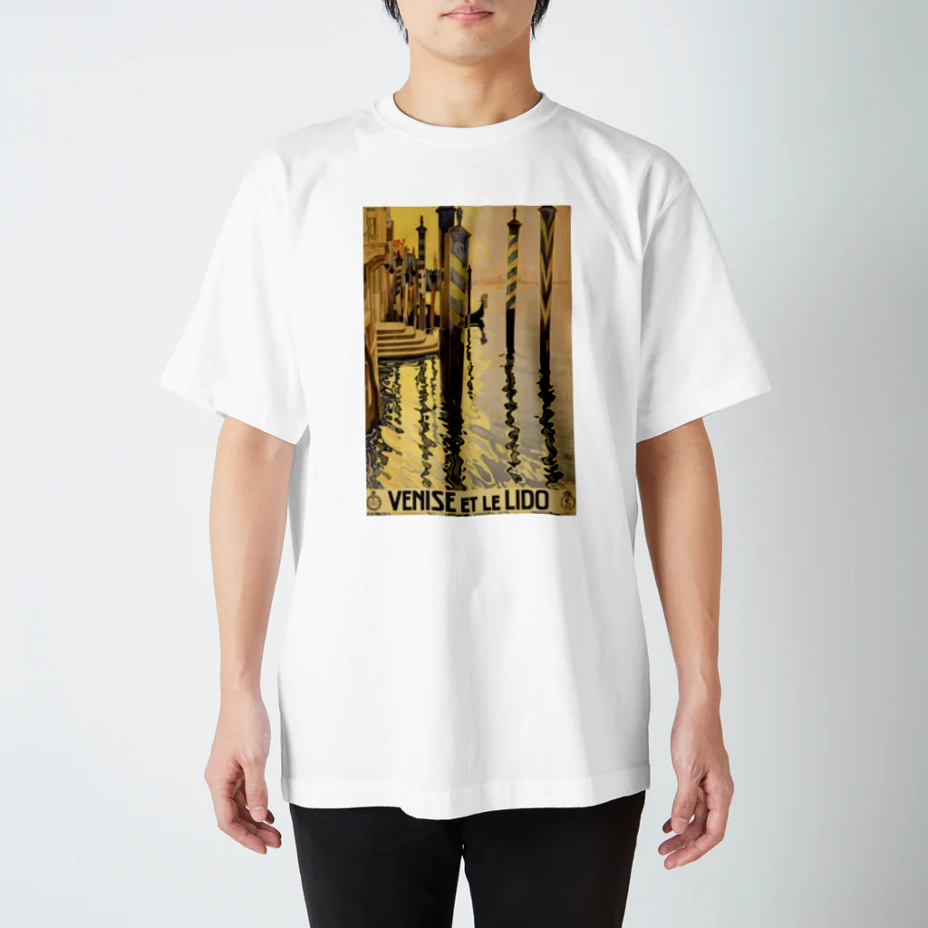 YS VINTAGE WORKSのイタリア・ヴェネツィア リド島 Regular Fit T-Shirt