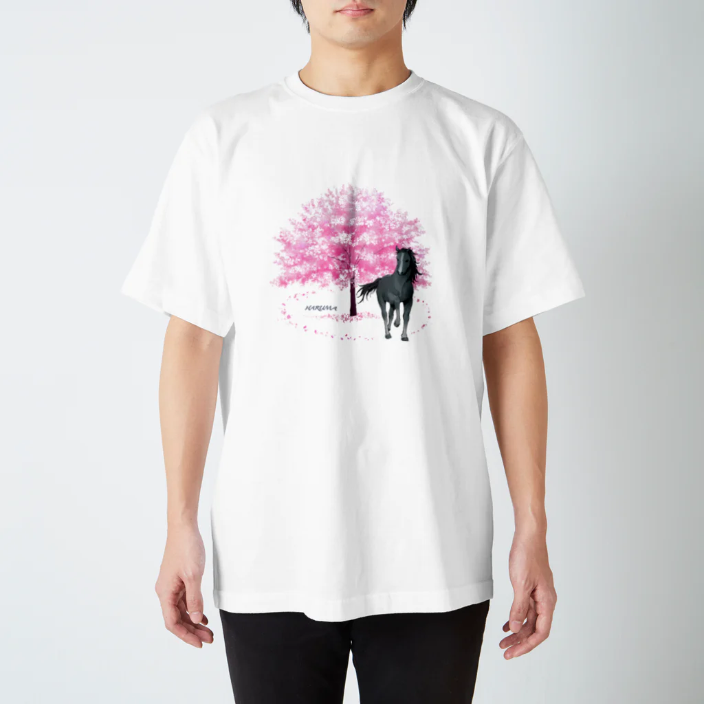 JUSTICE For Haruma🌸のWith Cherry Blossoms🌸🐎 スタンダードTシャツ