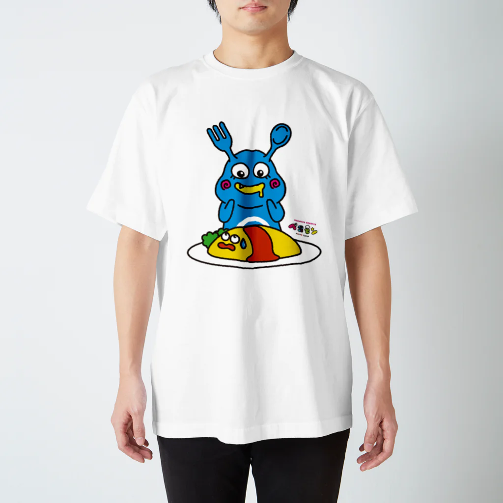 ペコモンのペコモン＆オムライス Regular Fit T-Shirt