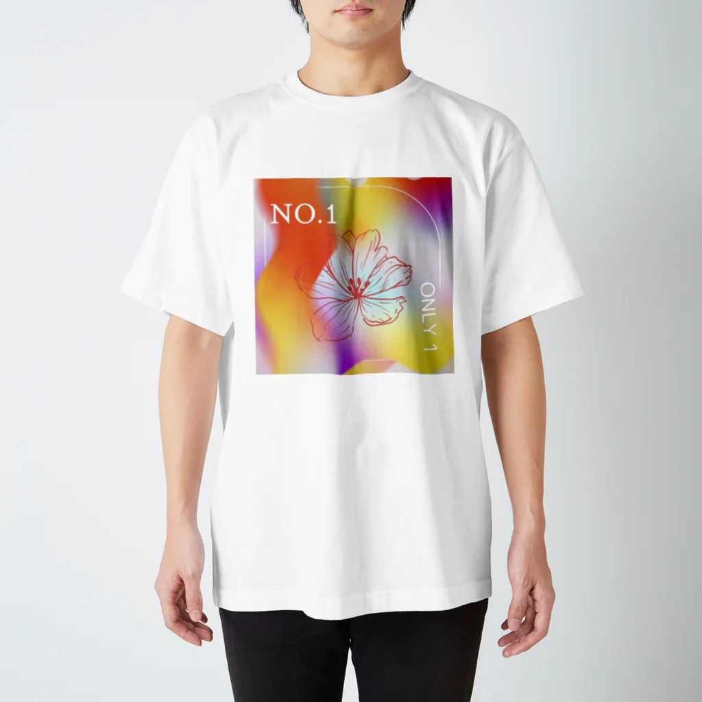 progress⭐️のNo.1でonly one(๑>◡<๑) スタンダードTシャツ