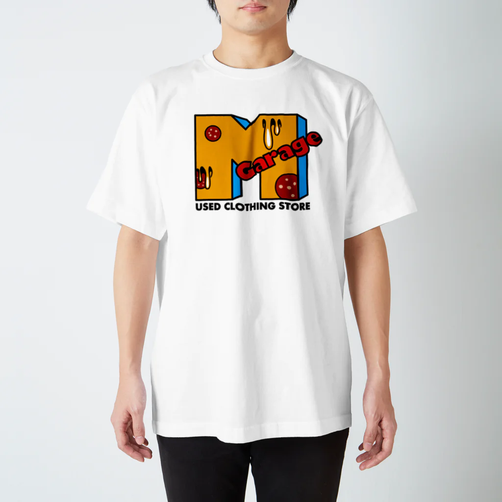 MGarag used clothing のMGarage used clothing 🍕オリジナル　ファンキーロゴ スタンダードTシャツ