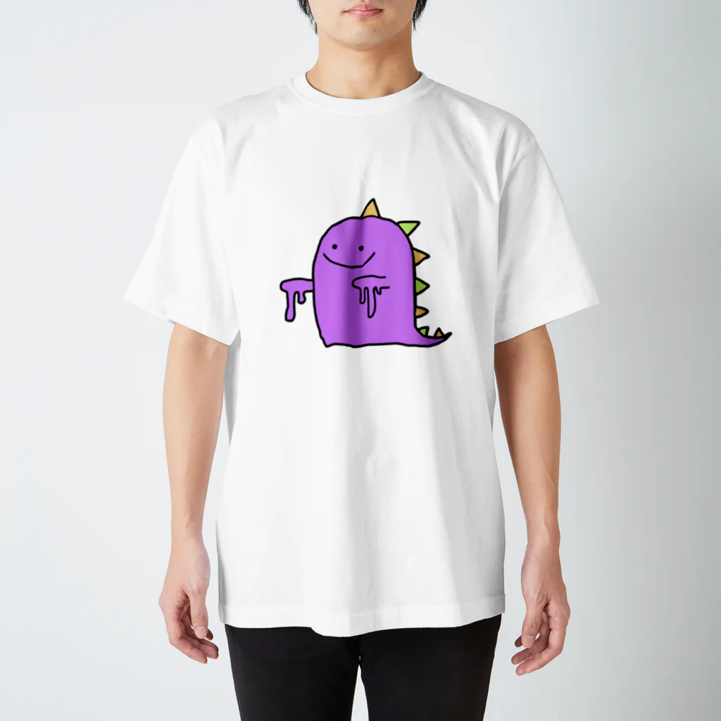 さばのおみせのむらさき きょうりゅう スタンダードTシャツ