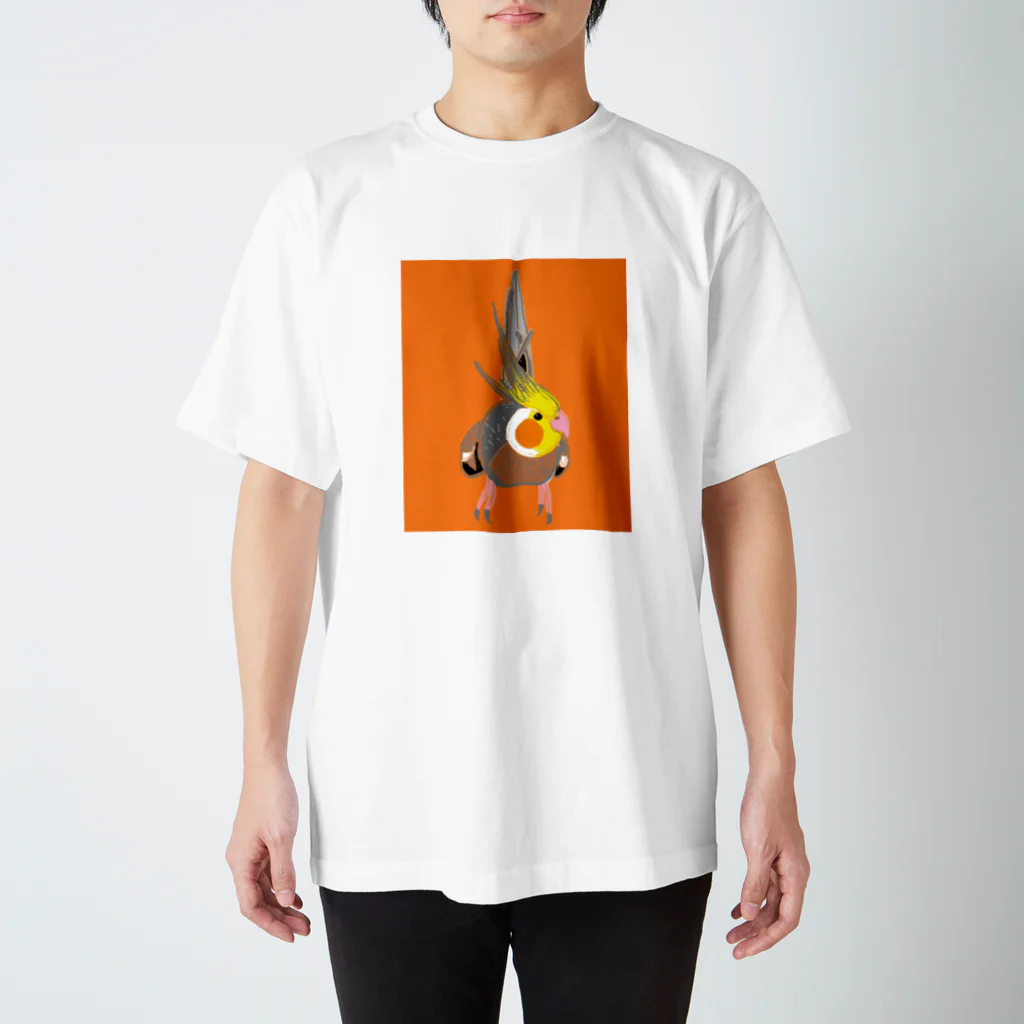 akink(ｱｷﾝｺ)のおすましオカメインコ Regular Fit T-Shirt