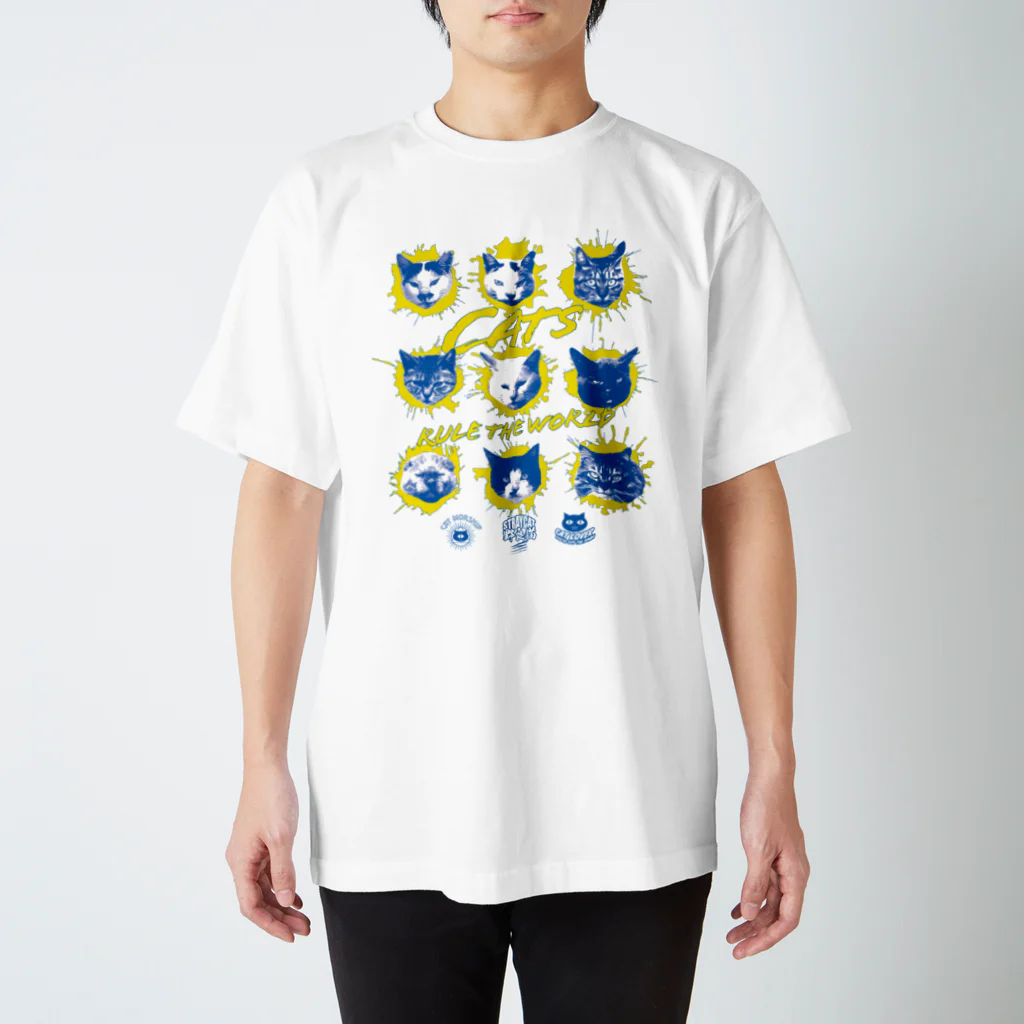 LONESOME TYPE ススの猫が世界を支配する9FACES UKR🇺🇦 Regular Fit T-Shirt