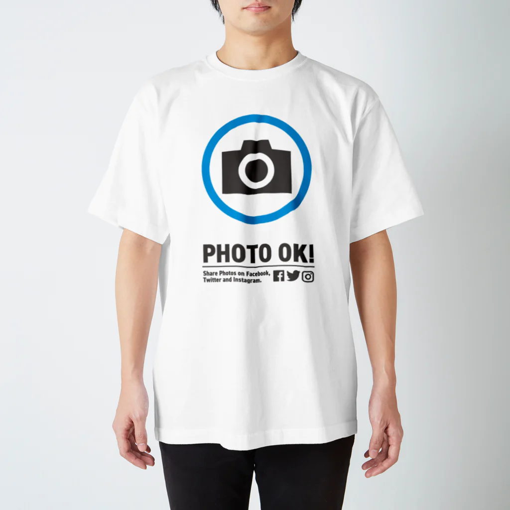 変なTシャツの人のPHOTO OK スタンダードTシャツ