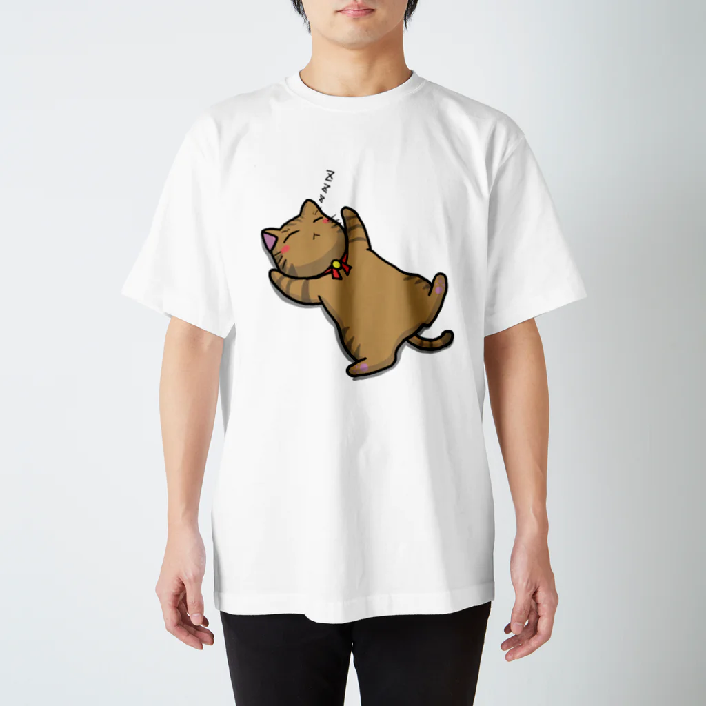 ぷにやんの猫のお昼寝 Regular Fit T-Shirt