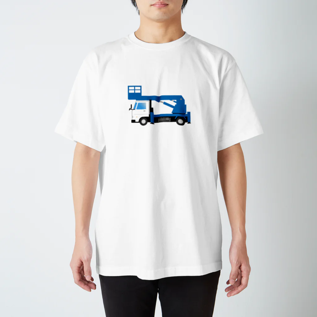 働く車・乗り物Tシャツ／KK商店の高所作業車 スタンダードTシャツ