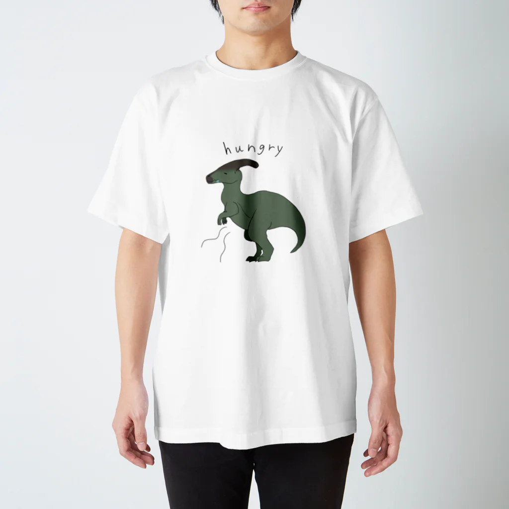 怪獣要塞の腹ペコ恐竜2 スタンダードTシャツ