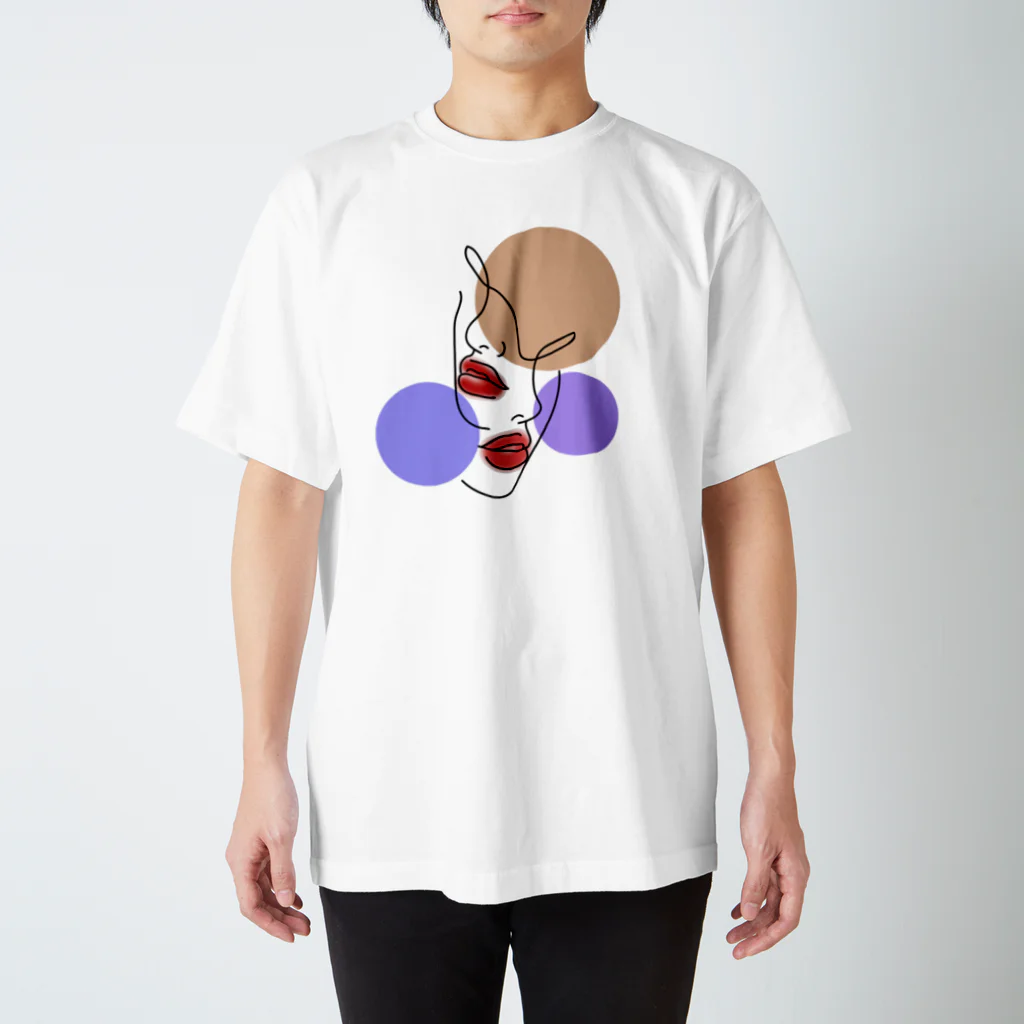 ぷるショップのface スタンダードTシャツ