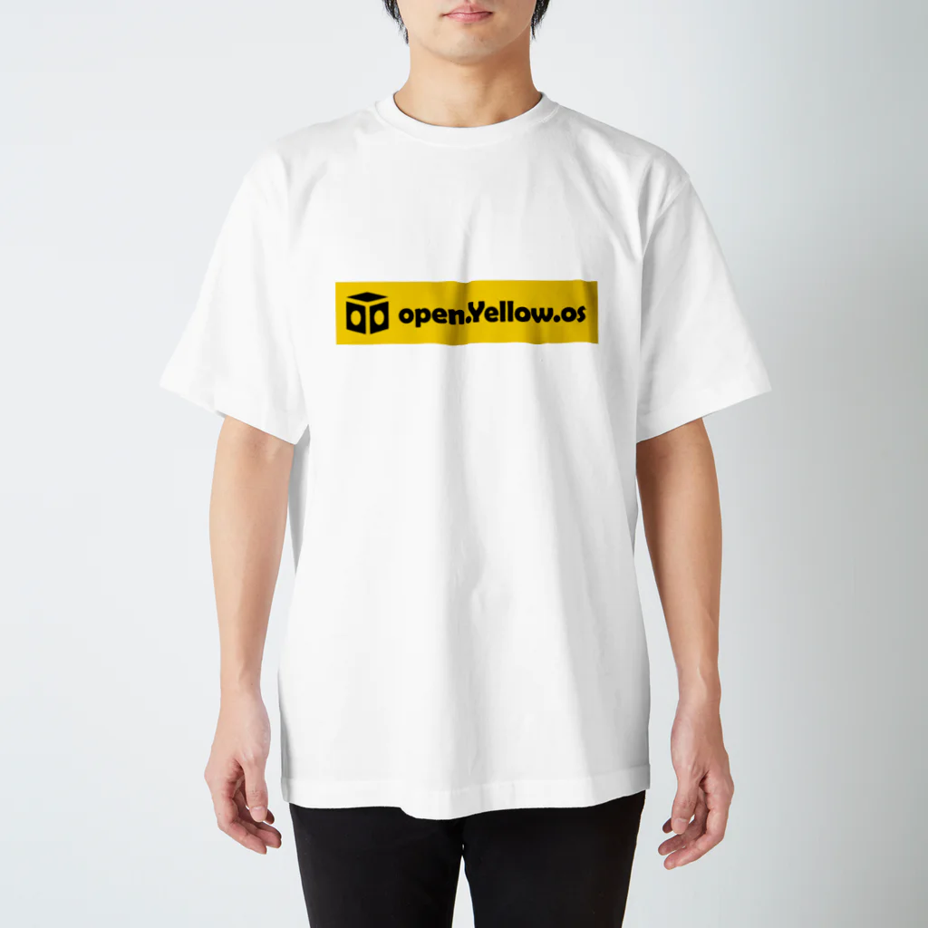 open.Yellow.os original official goods storeのopen.Yellow.os公式支援グッズ スタンダードTシャツ