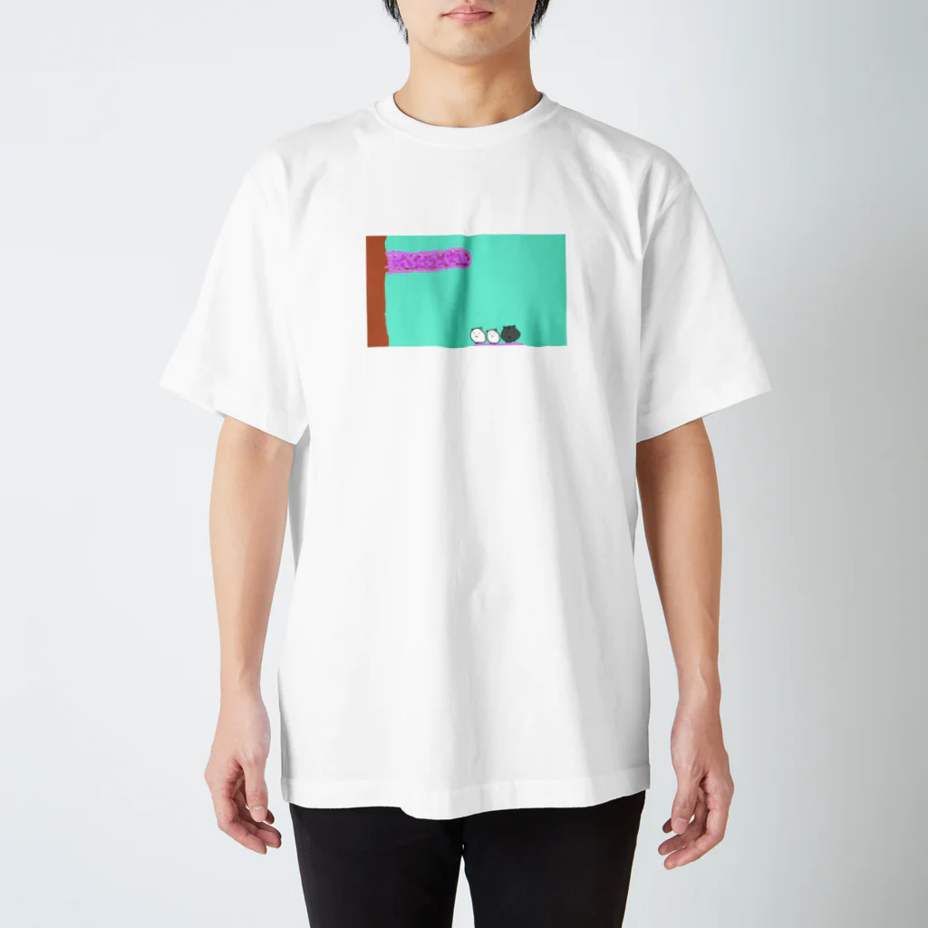 hamuhamu-はむはむ-のみんなでお花見 Regular Fit T-Shirt