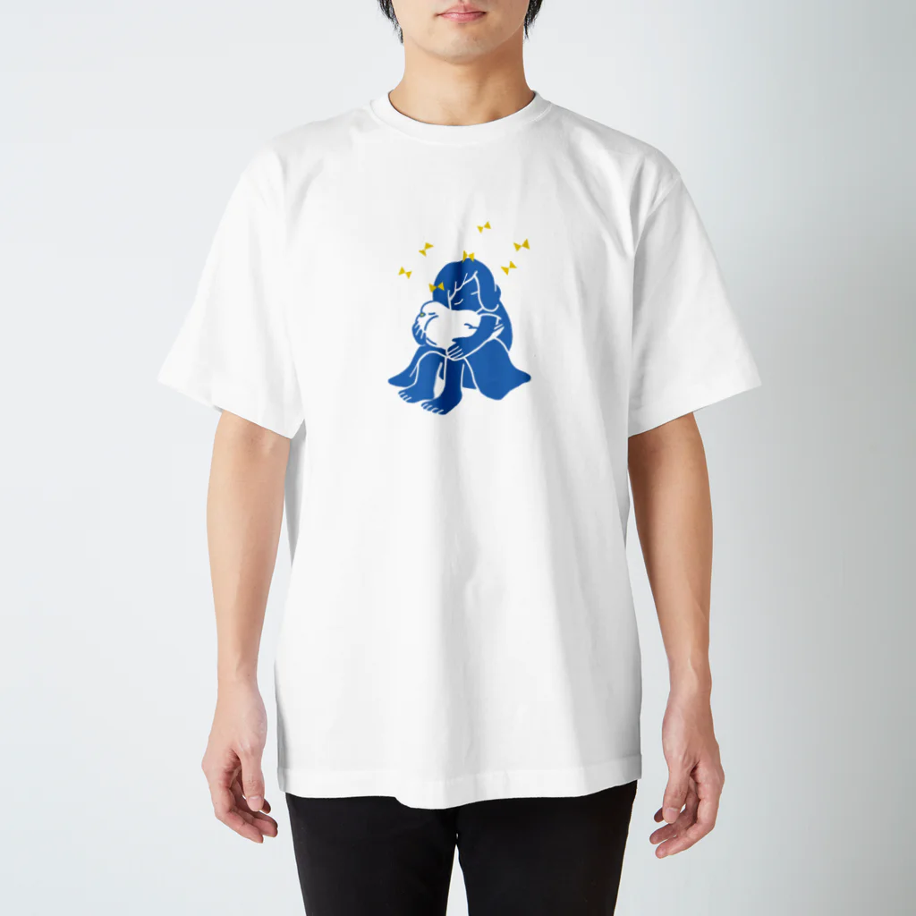 psyainの眠る鳩と子 Regular Fit T-Shirt