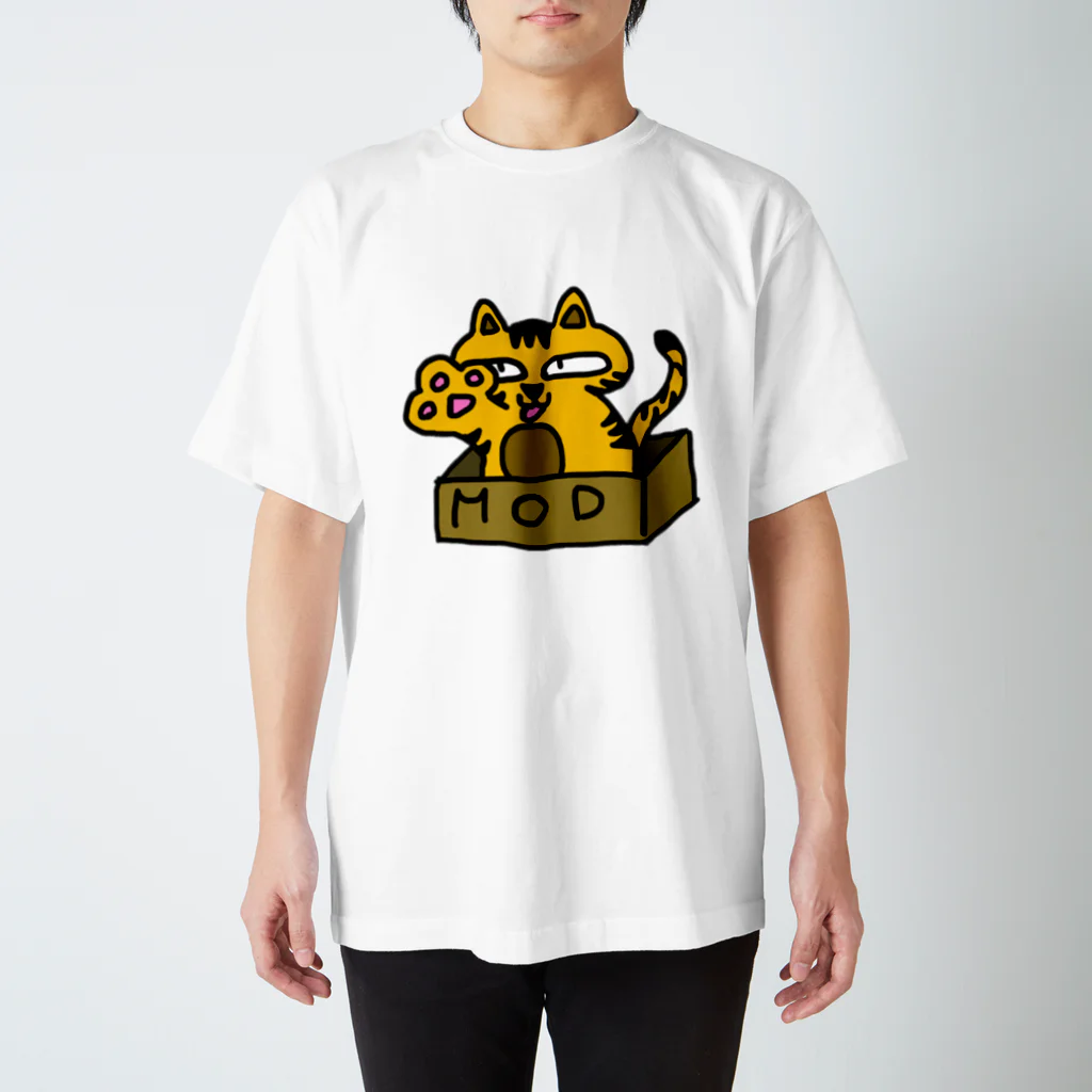 MODDY DOGGYのぶさいく猫ドギーくんグッズ スタンダードTシャツ