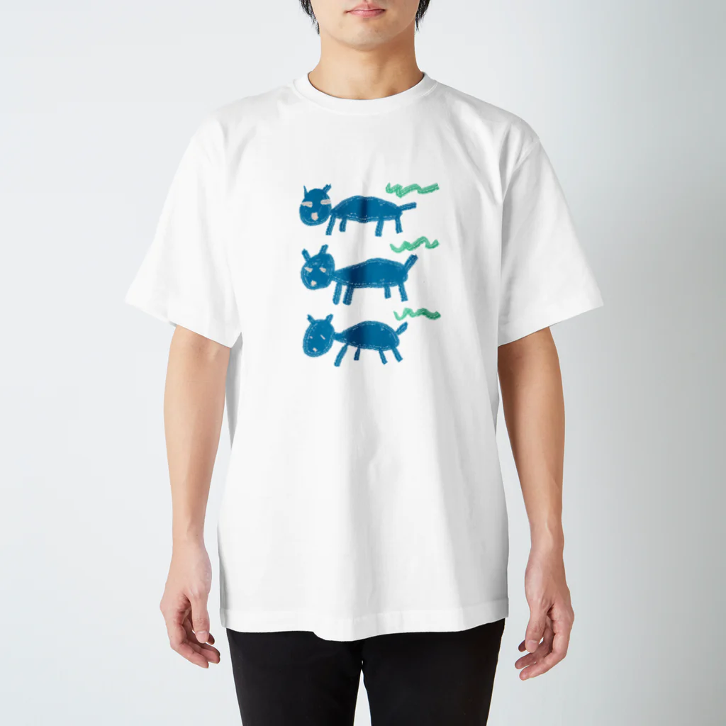 botchiのイヌっぽい動物。 スタンダードTシャツ