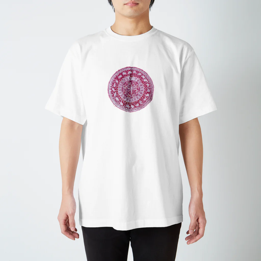 点描曼荼羅の世界の点描曼荼羅 精霊 Regular Fit T-Shirt