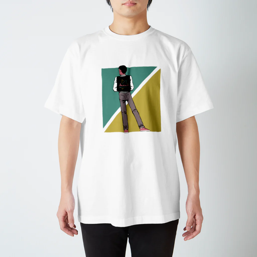 ちゅむちゅむむちゅちゅのRetro Boy スタンダードTシャツ