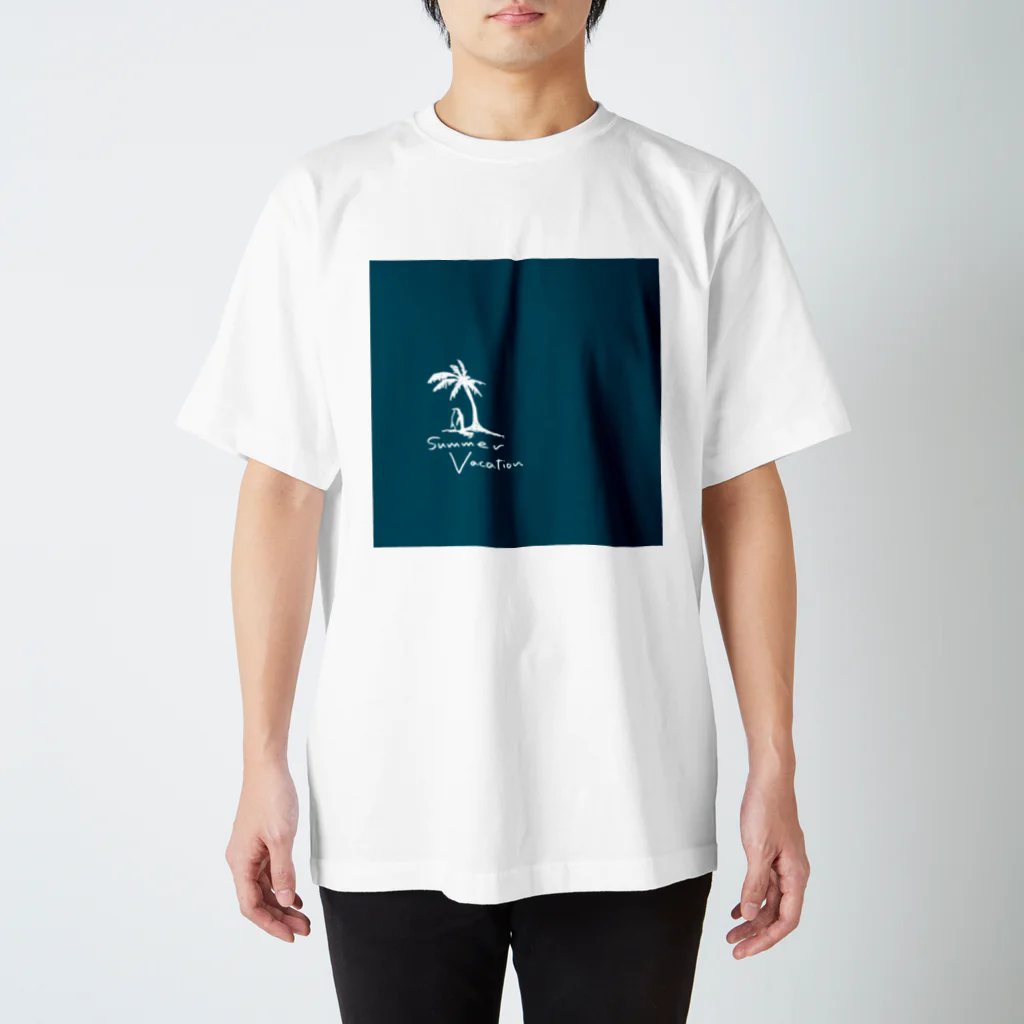 雑貨屋ペパロニの夏のペンギン Regular Fit T-Shirt