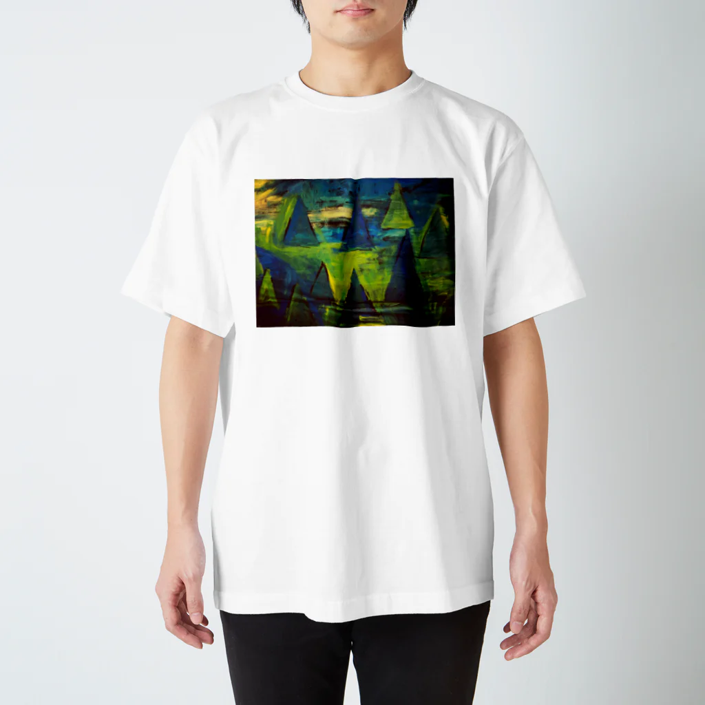 savaのSankaku tree Regular Fit T-Shirt