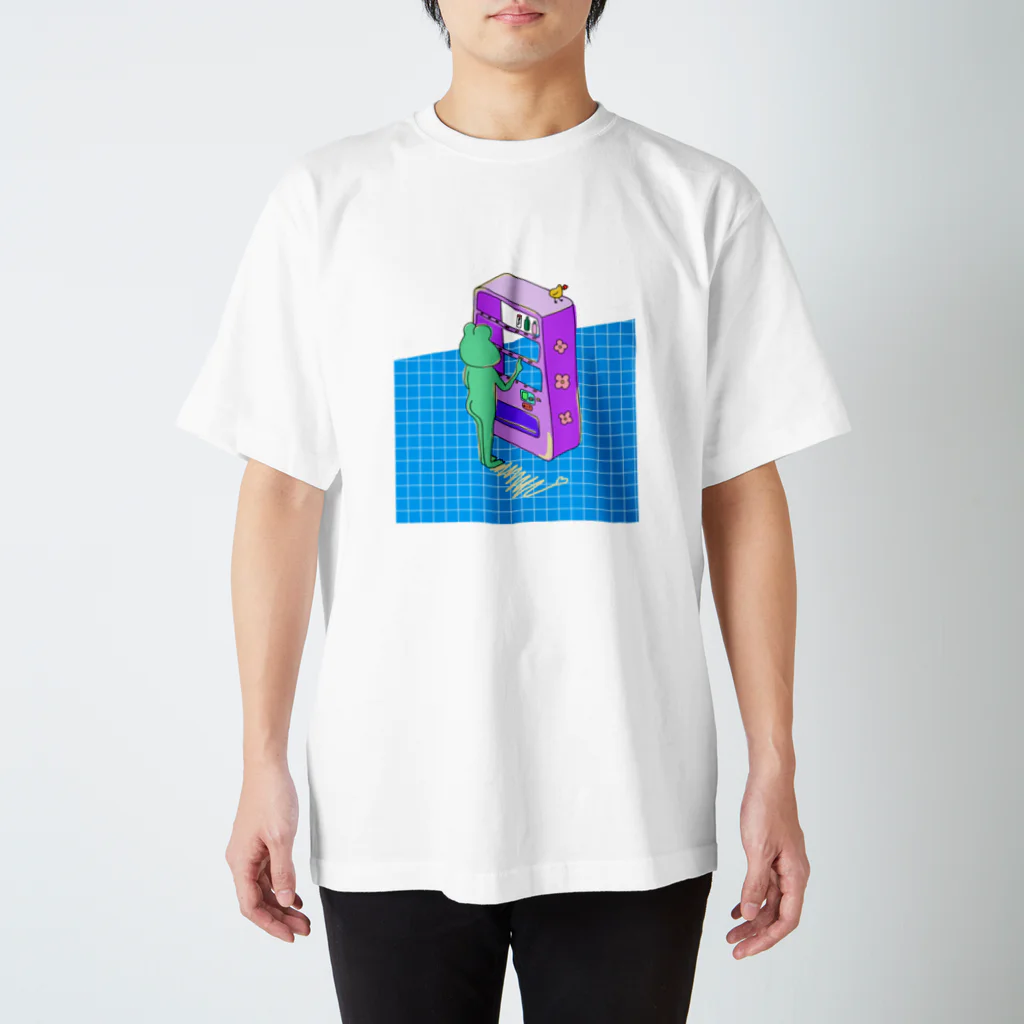 かりんのはなかえるわーるどの水分補給かえる スタンダードTシャツ