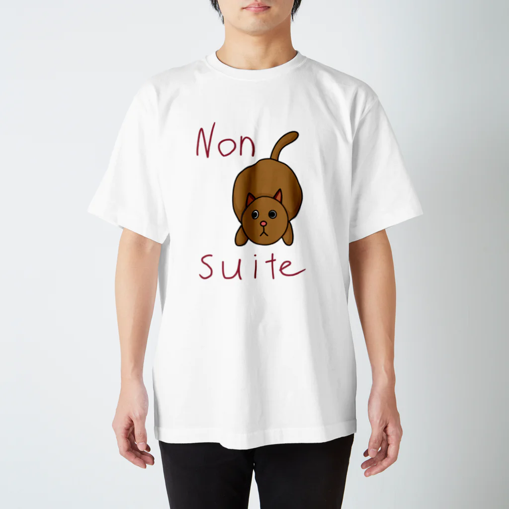 みゃーこでパープルのNon Suite Regular Fit T-Shirt