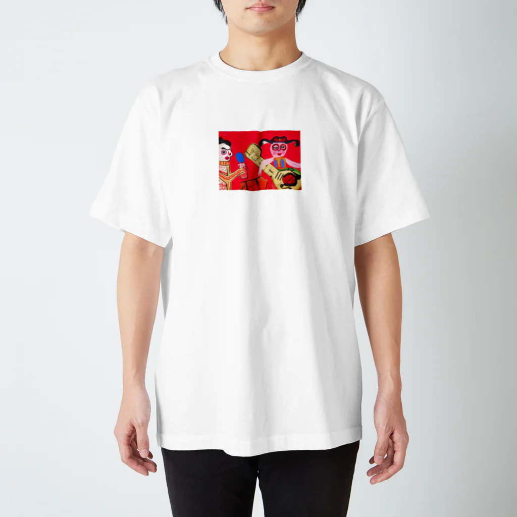 秋永アートのq Regular Fit T-Shirt