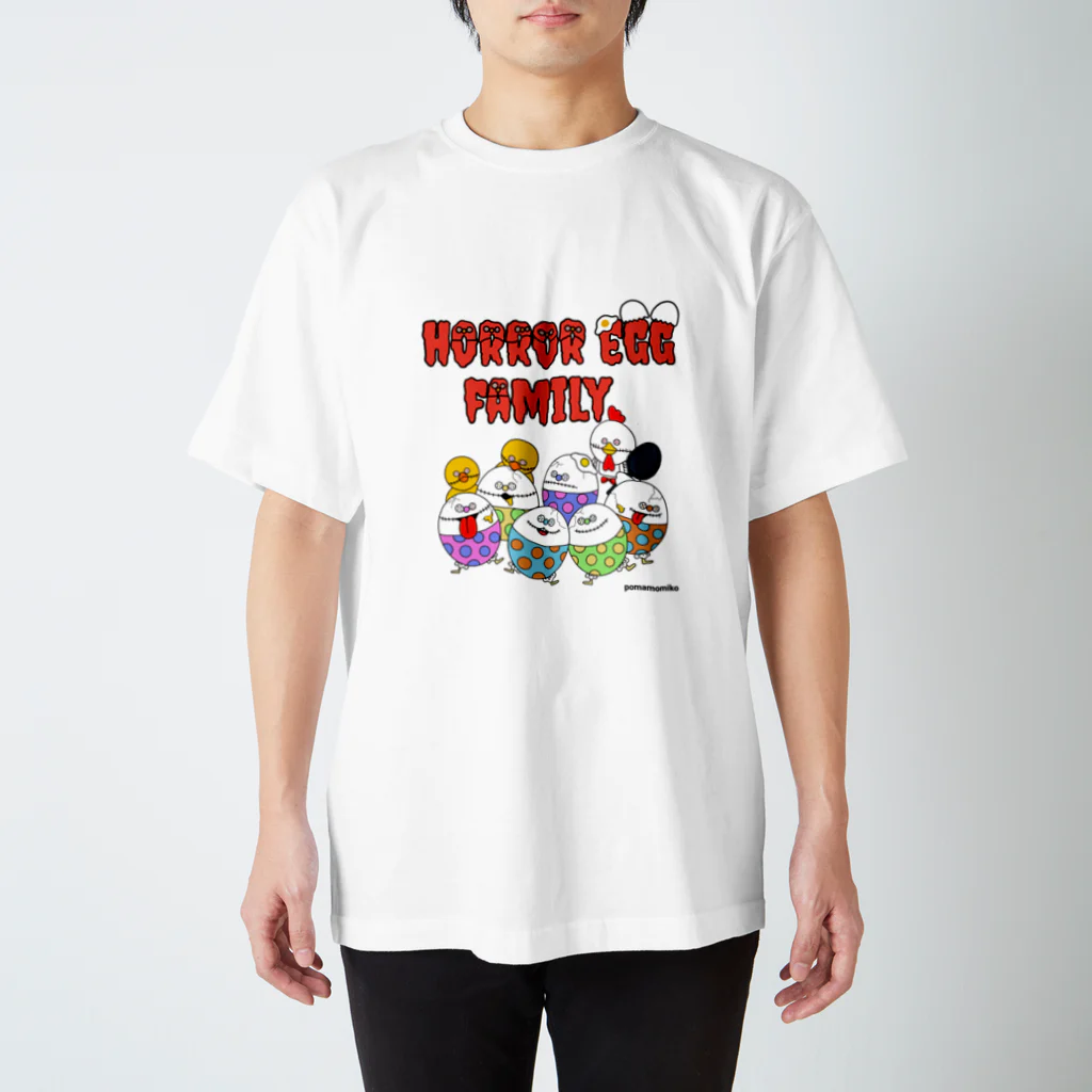 pomamomicoのpomamomiko卵家族 Regular Fit T-Shirt