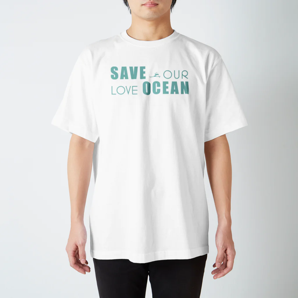 surf_martのSAVE OUR LOVE OCEAN スタンダードTシャツ
