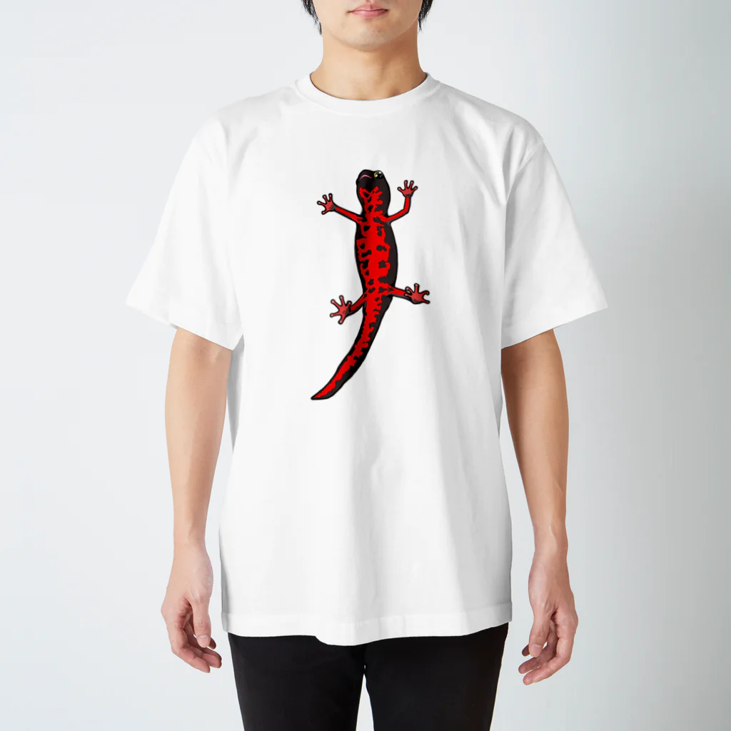 LalaHangeulのアカハライモリさん　文字無し Regular Fit T-Shirt