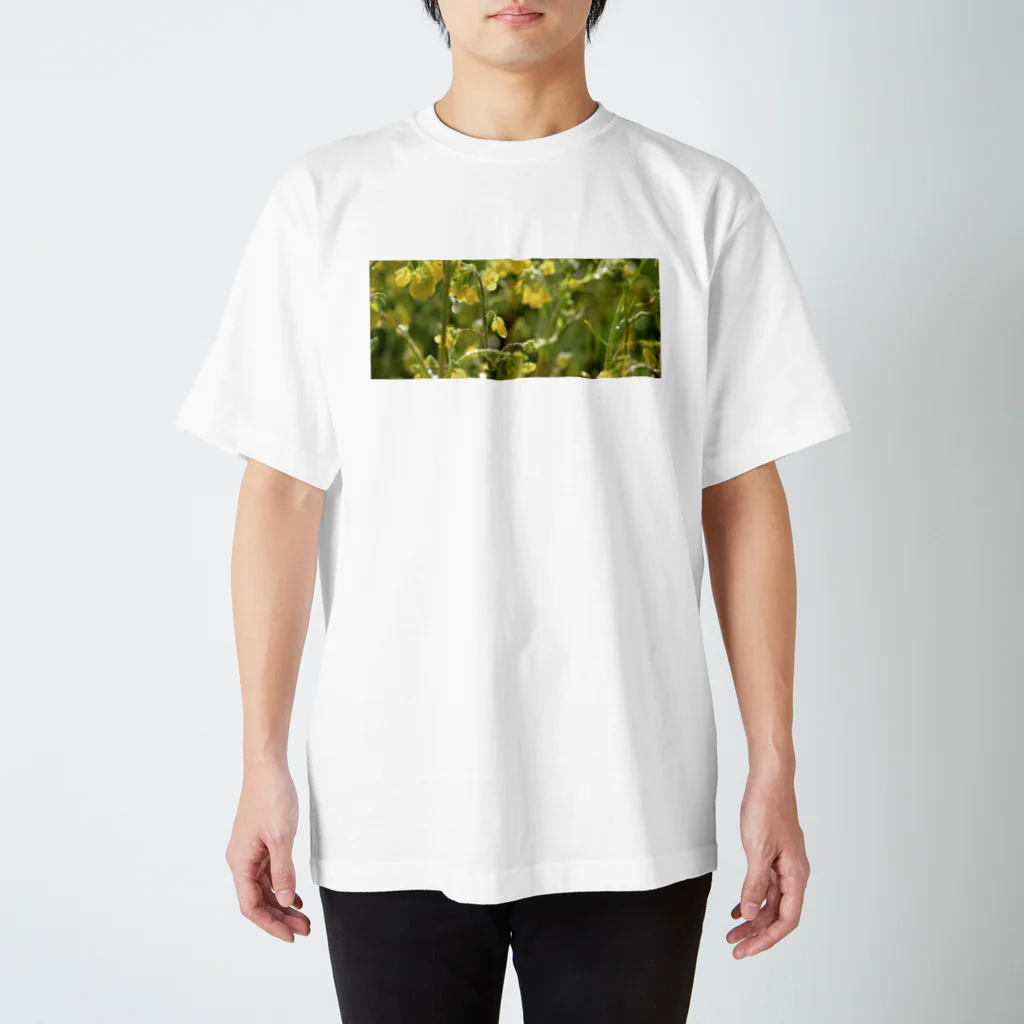 天秤座の雨上がりの菜の花 Regular Fit T-Shirt