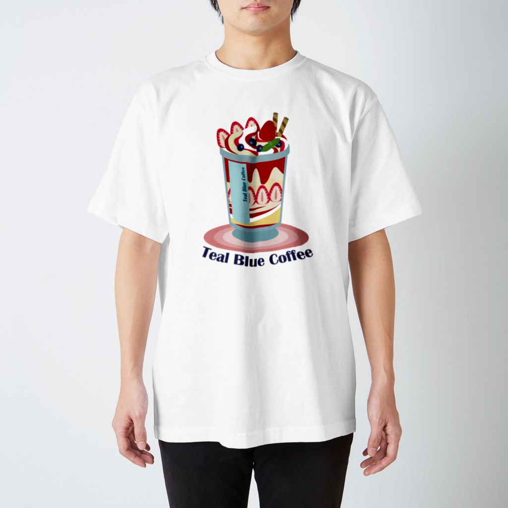 Teal Blue CoffeeのSpecial strawberry Regular Fit T-Shirt