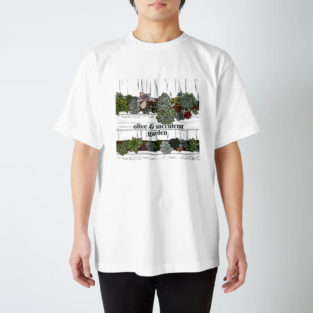 Olive&SucculentGardenのOlive&SucculentGarden公式グッズ Regular Fit T-Shirt