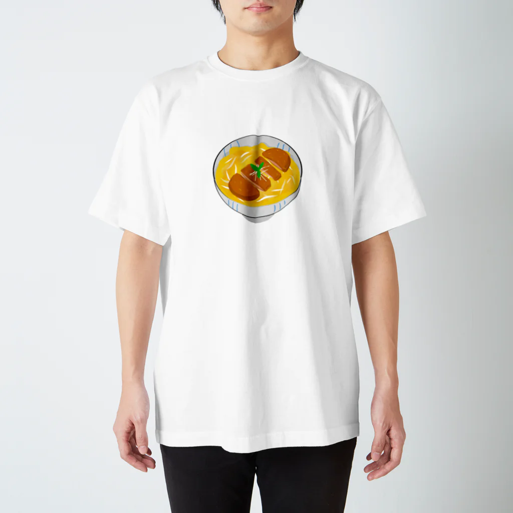 茶トラ店のカツ丼 スタンダードTシャツ