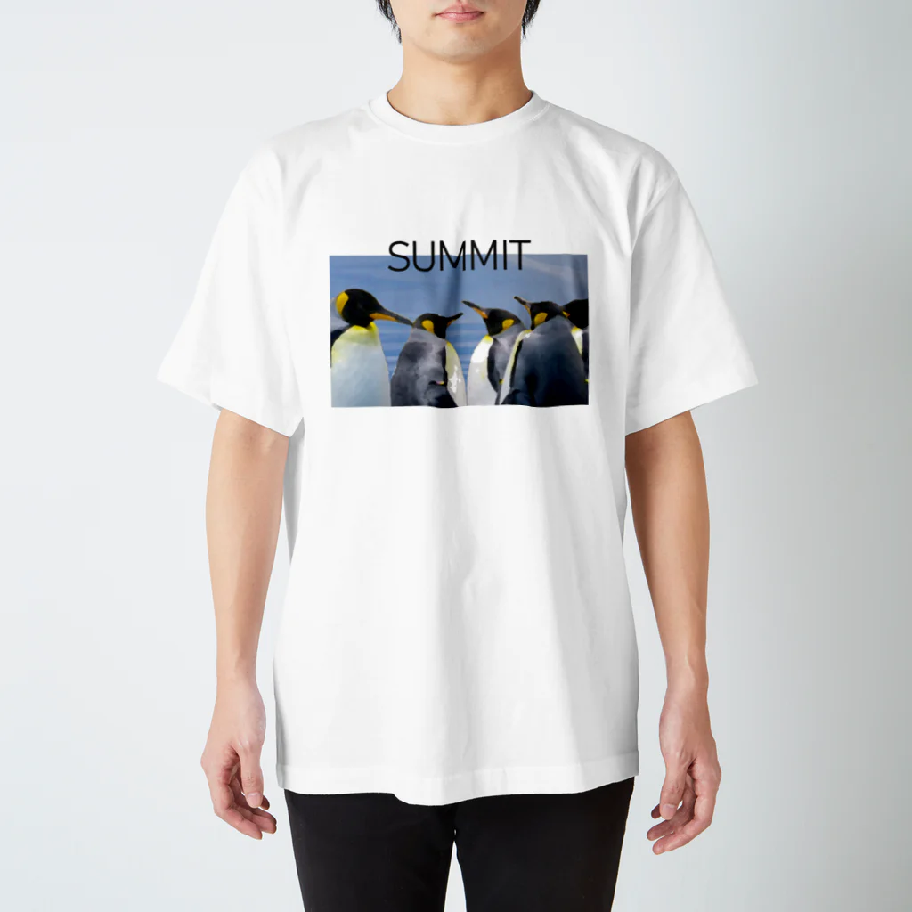 HammingのSUMMIT(サミット) ペンギン会議 Tシャツ トートバッグ スタンダードTシャツ