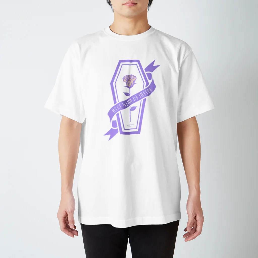 IENITY　/　MOON SIDEの【MOON SIDE】Rose Coffin Ver.2 #Purple×Orange スタンダードTシャツ