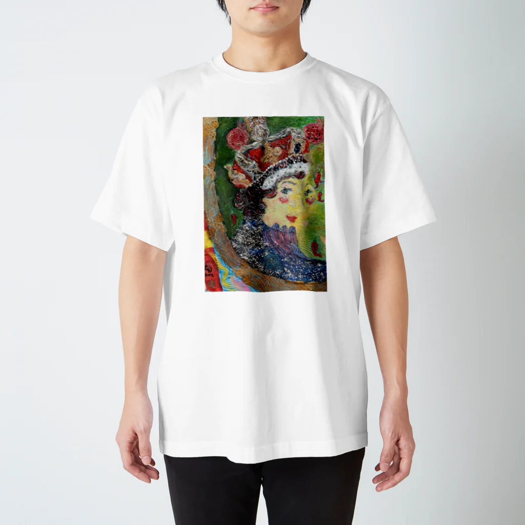 𝐥𝐢𝐬𝐚𝐰𝐚𝐭𝐚𝐧𝐚𝐛𝐞𝐩𝐚𝐢𝐧𝐭𝐢𝐧𝐠𝐬の赤の記憶シリーズ Regular Fit T-Shirt