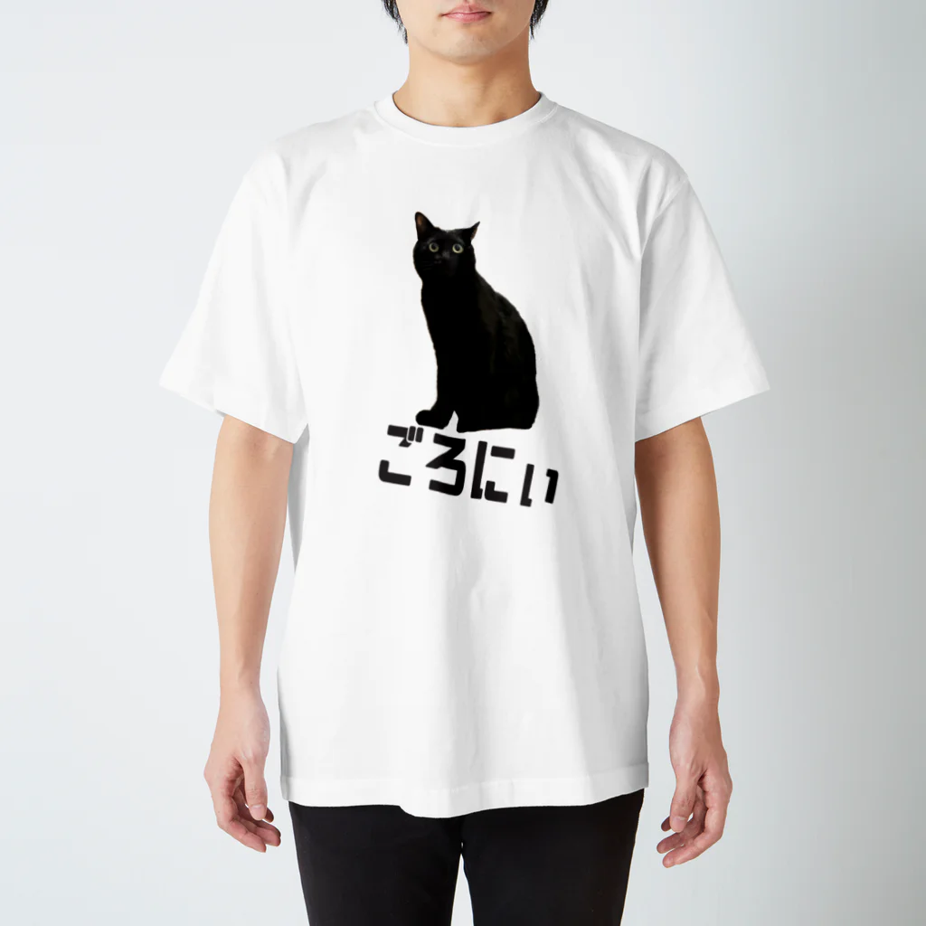 Moto@猫とバイクのVideologのごろにぃバステト神 スタンダードTシャツ