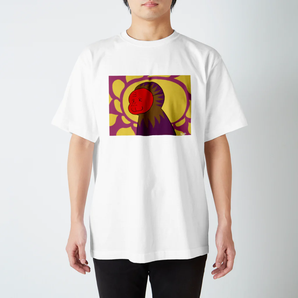 kijikoのEto Project_Funny Face Mask Regular Fit T-Shirt