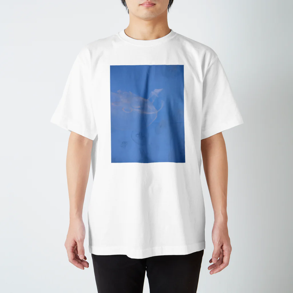 YURURIのくらげblue スタンダードTシャツ